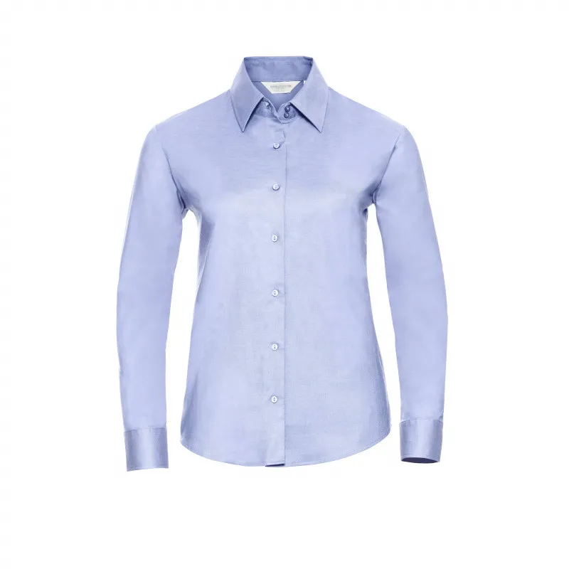 Camisa Oxford RUSSELL 932F mujer manga larga 