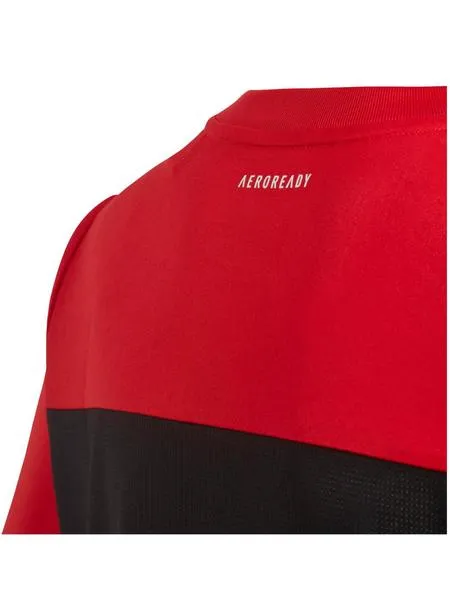 camiseta adidas aeroready rojo niño