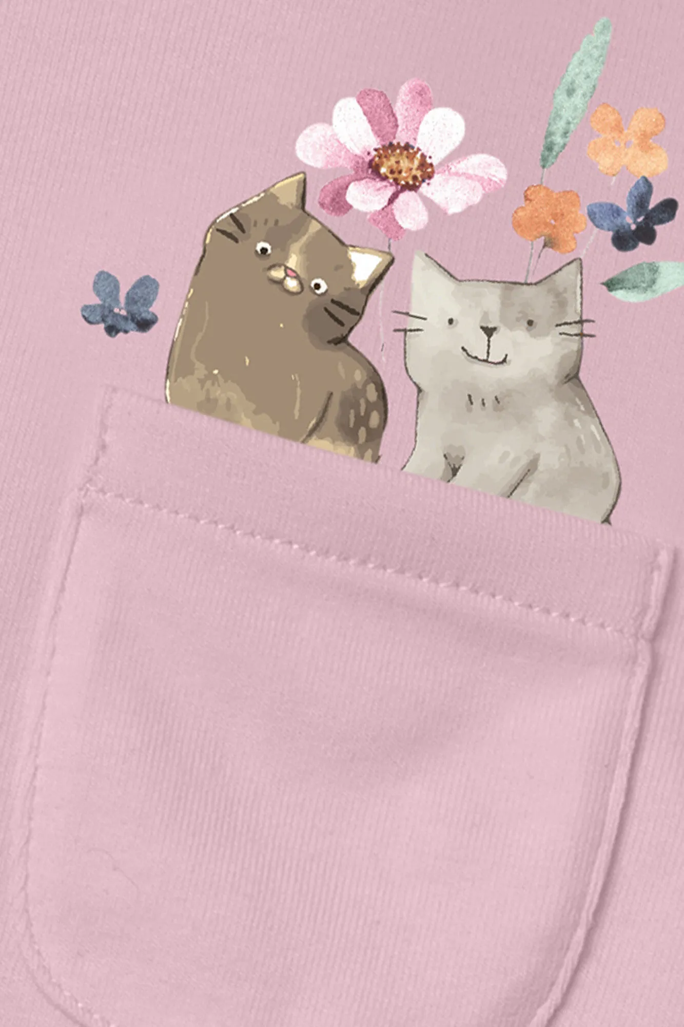 Camiseta bebé niña con detalle frontal