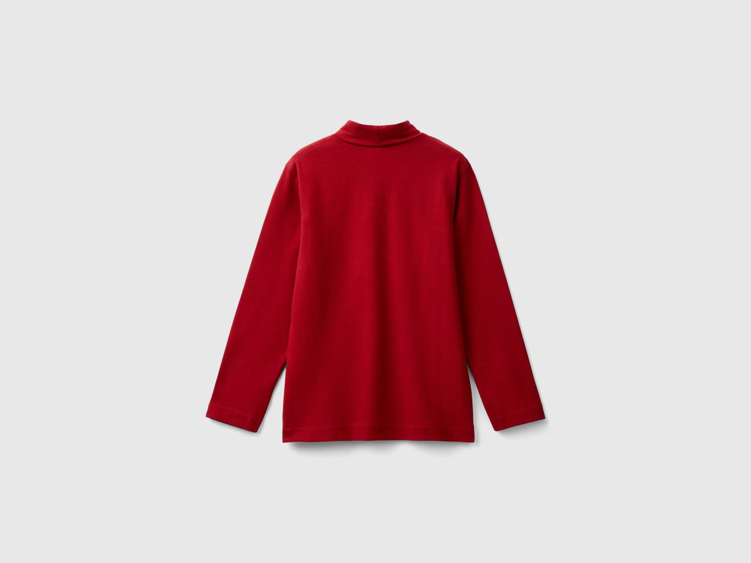 Camiseta de cuello alto y manga larga