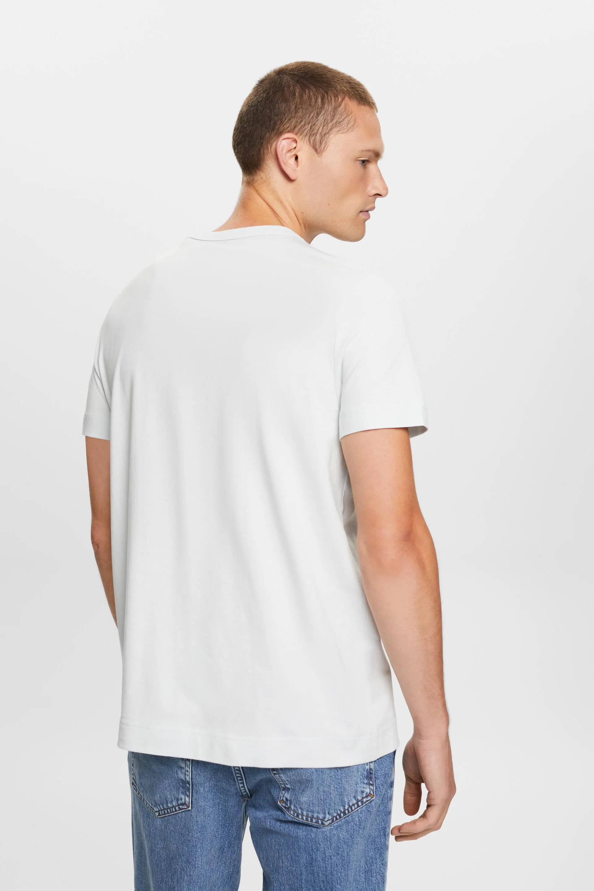Camiseta de tejido jersey con bordado, 100% algodón