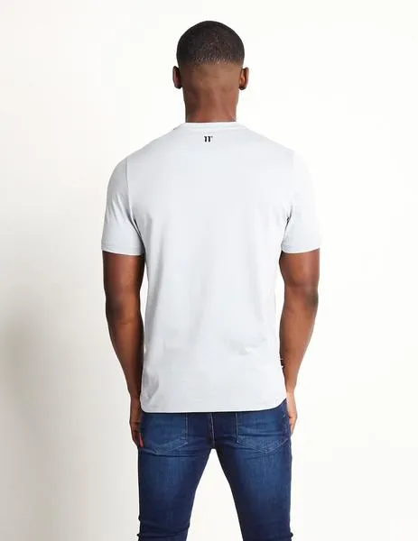 CAMISETA ELEVEN DEGREES MIXED FABRIC  TITANIUM GREY