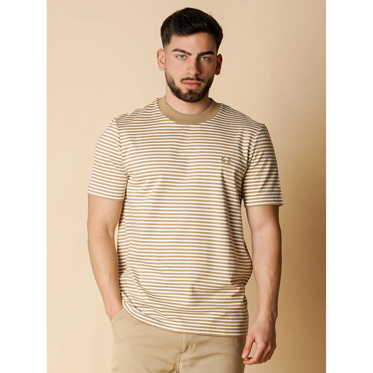 Camiseta Fred Perry Fine Stripe Heavyweight