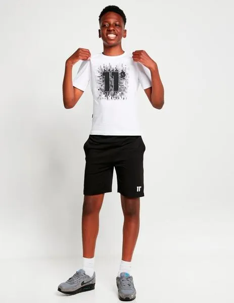 CAMISETA JR 11 DEGREES PIXEL GRAPHIC  BLACK WHITE