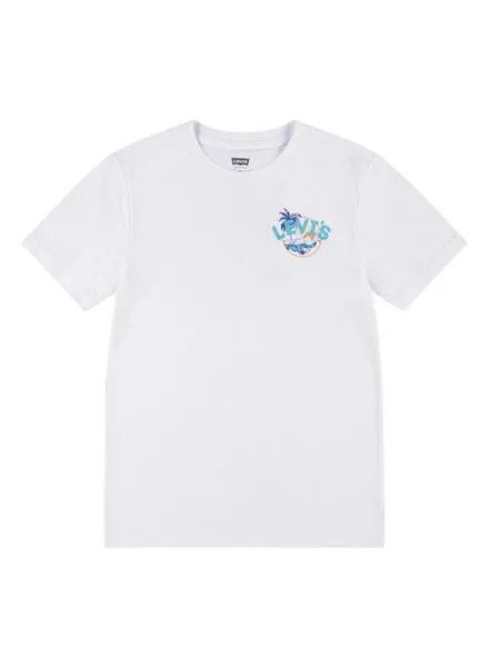 Camiseta Levis Scenic Blanco Para Niño