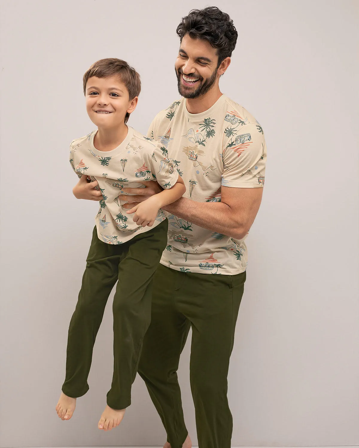 Camiseta manga corta estampada para hombre
