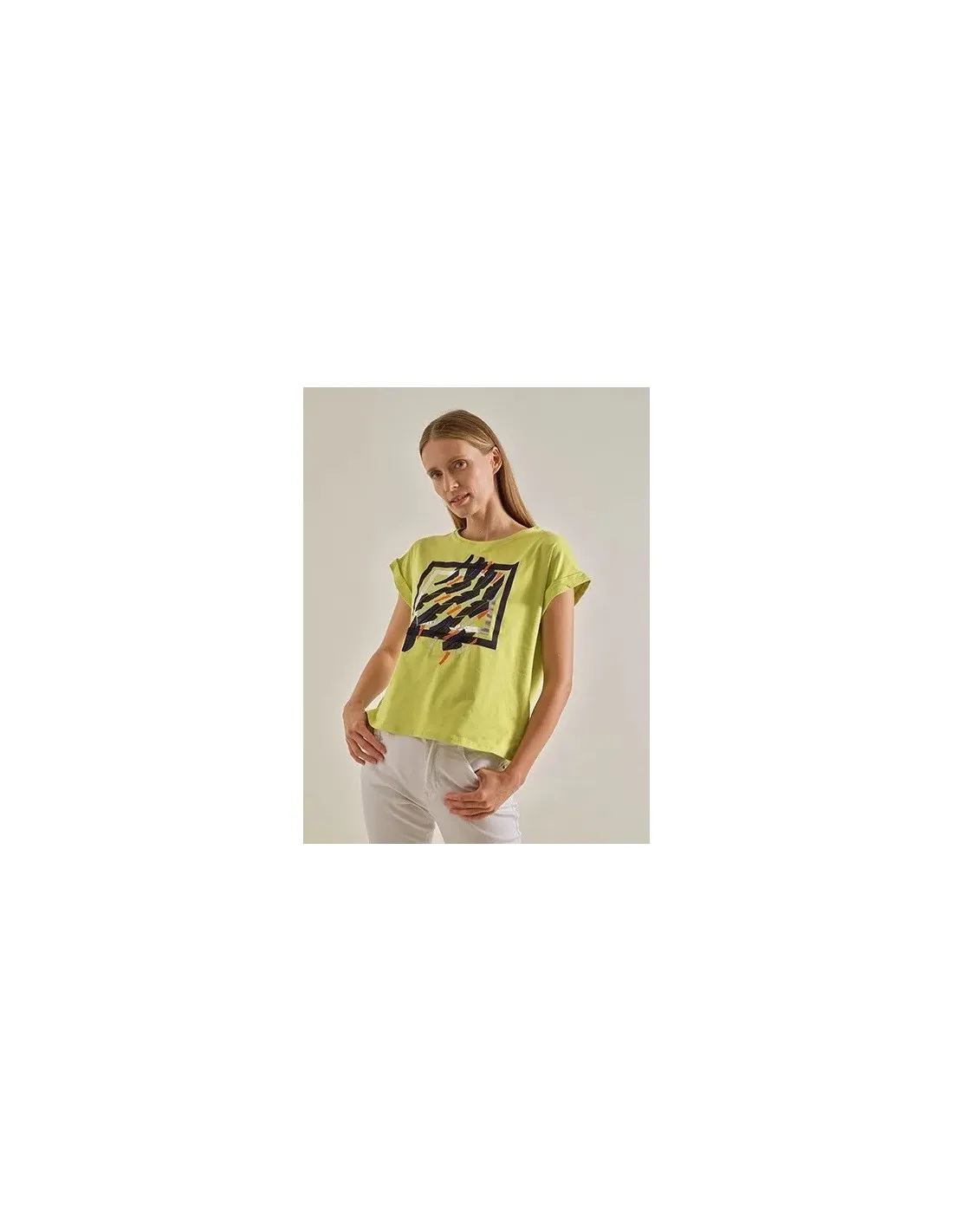 CAMISETA MC SCORZZO 124678 CUADRO