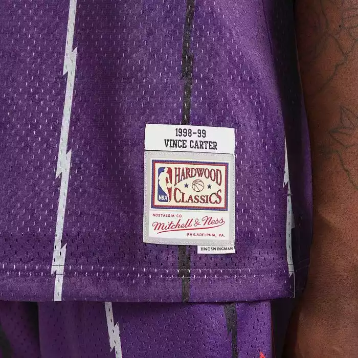 CAMISETA MITCHELL AND NESS RAPTORS CARTER SMJYGS18214TRAPURP98VCA