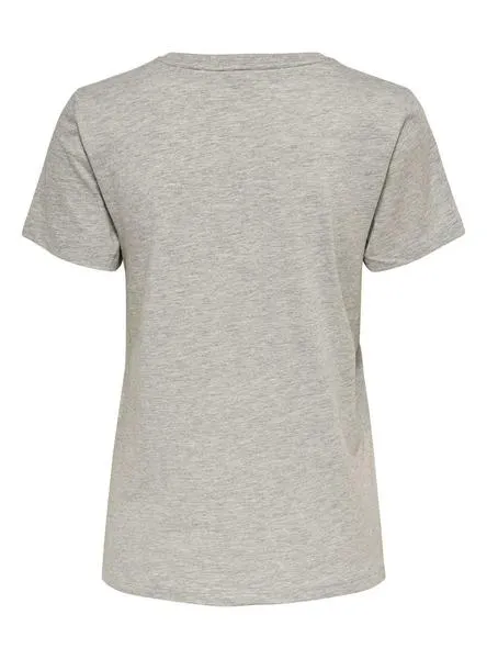 camiseta only lava gris para mujer