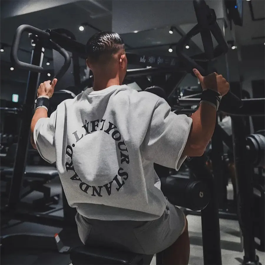 Camiseta Oversize Gym con Bolsillos