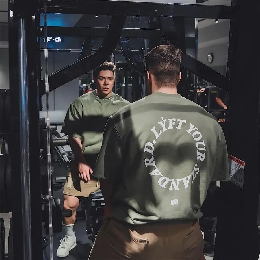 Camiseta Oversize Gym con Bolsillos