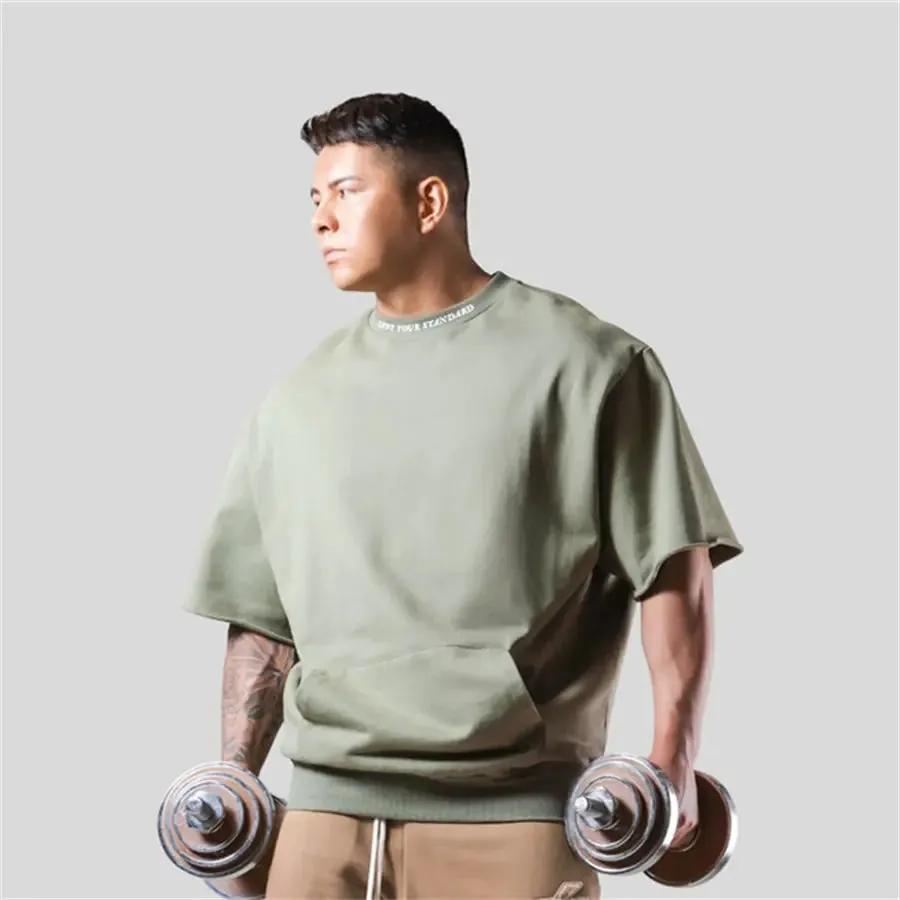 Camiseta Oversize Gym con Bolsillos