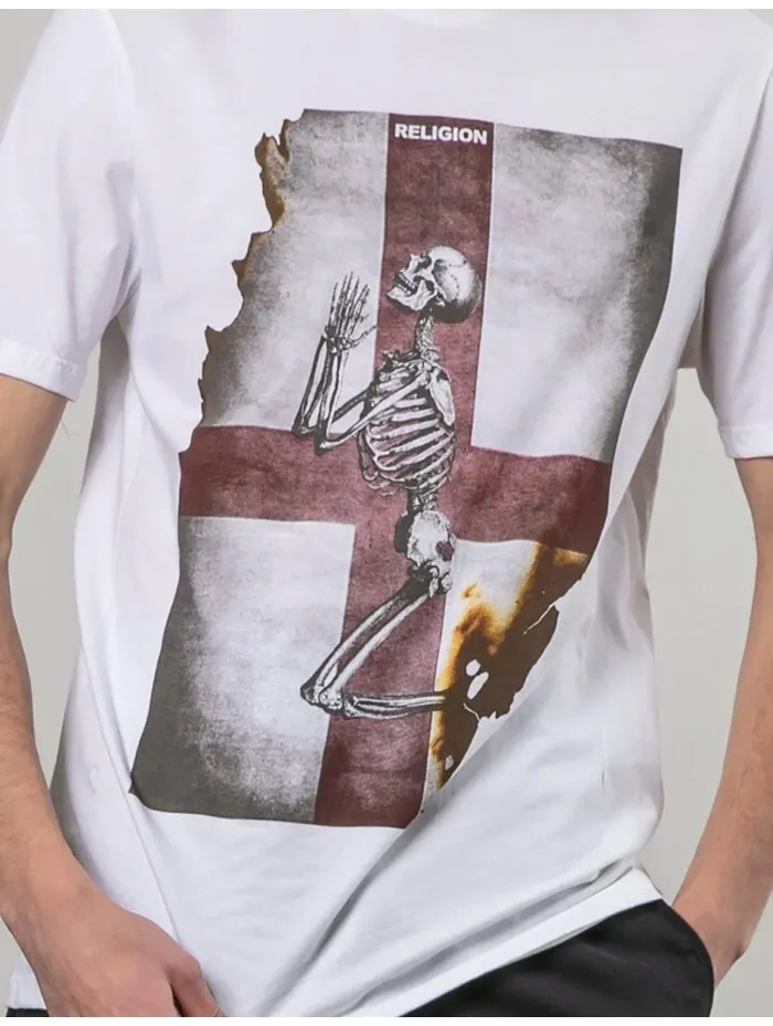 CAMISETA RELIGION 34BESN03 WHITE