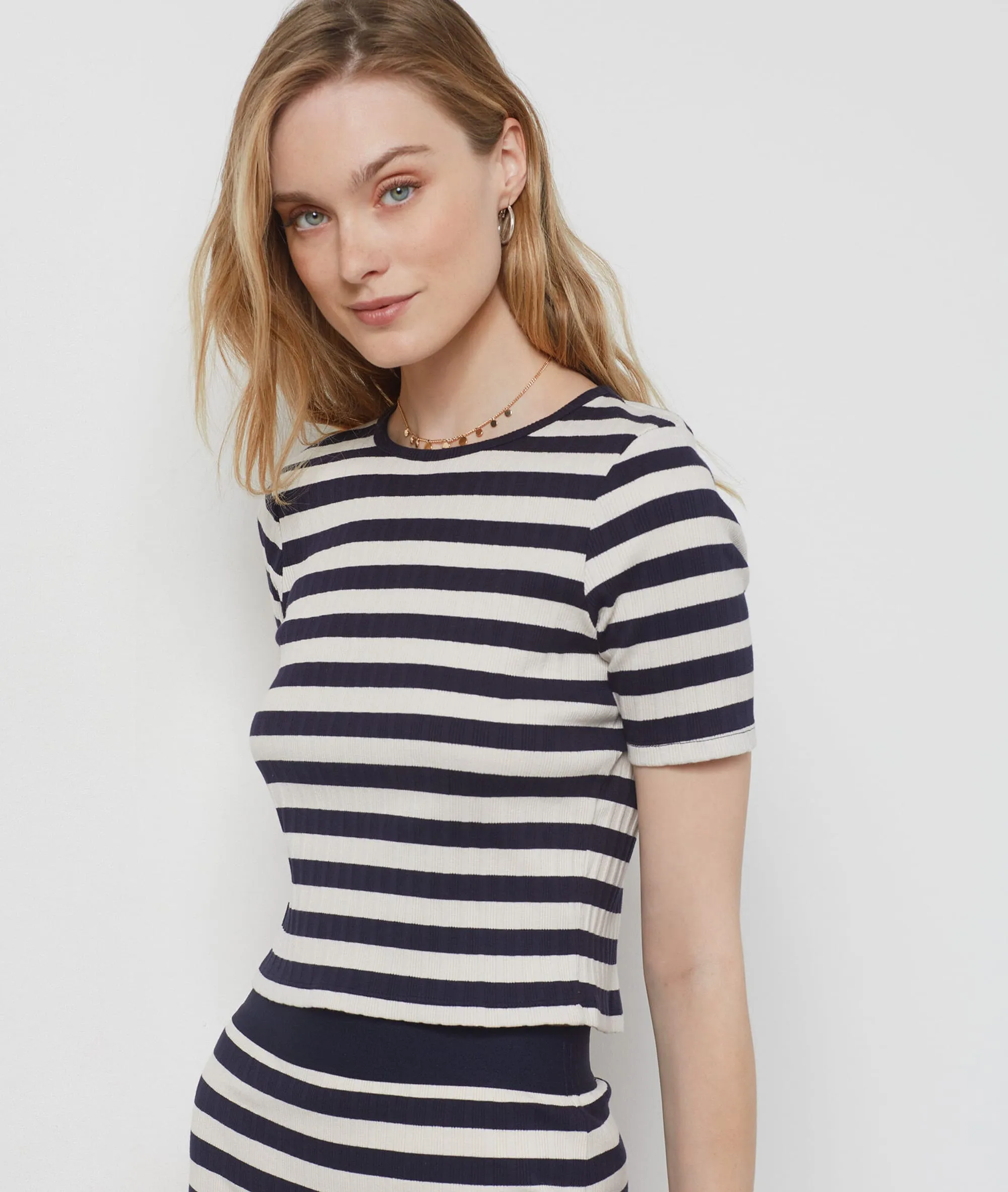 CAMISETA TEJIDO CANALé BALMIA ECRU  ETAM