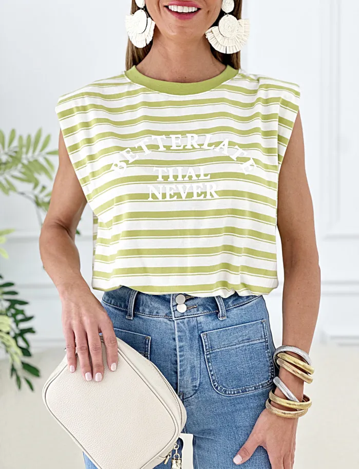 Camiseta trendy betterlate verde lima