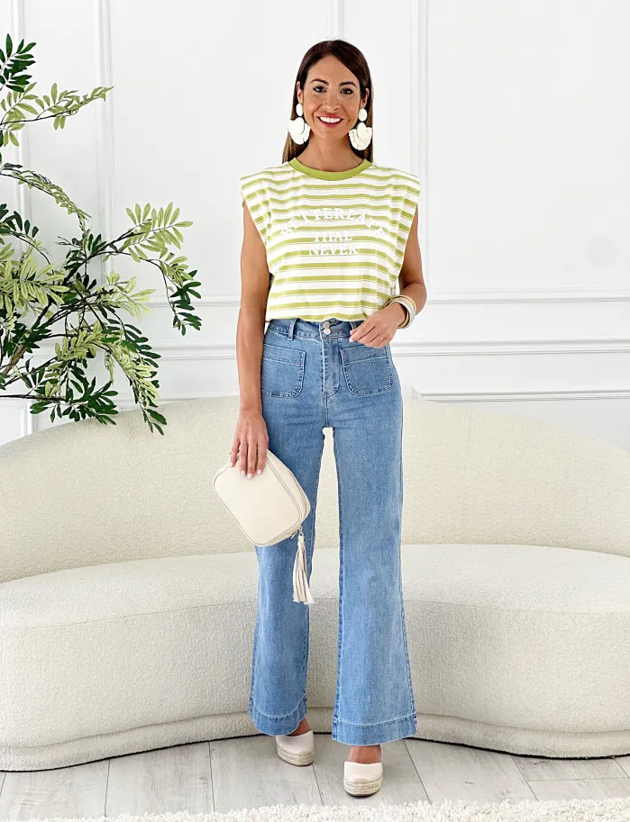 Camiseta trendy betterlate verde lima