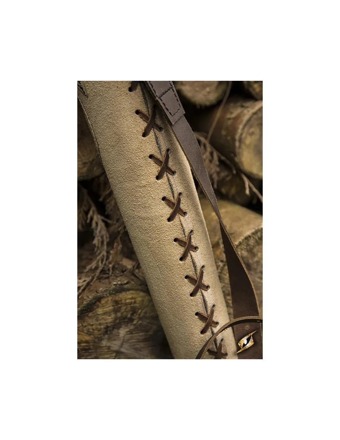 CARCAJ DE ARQUERO PARA LARP, BICOLOR MARRóNBEIGE