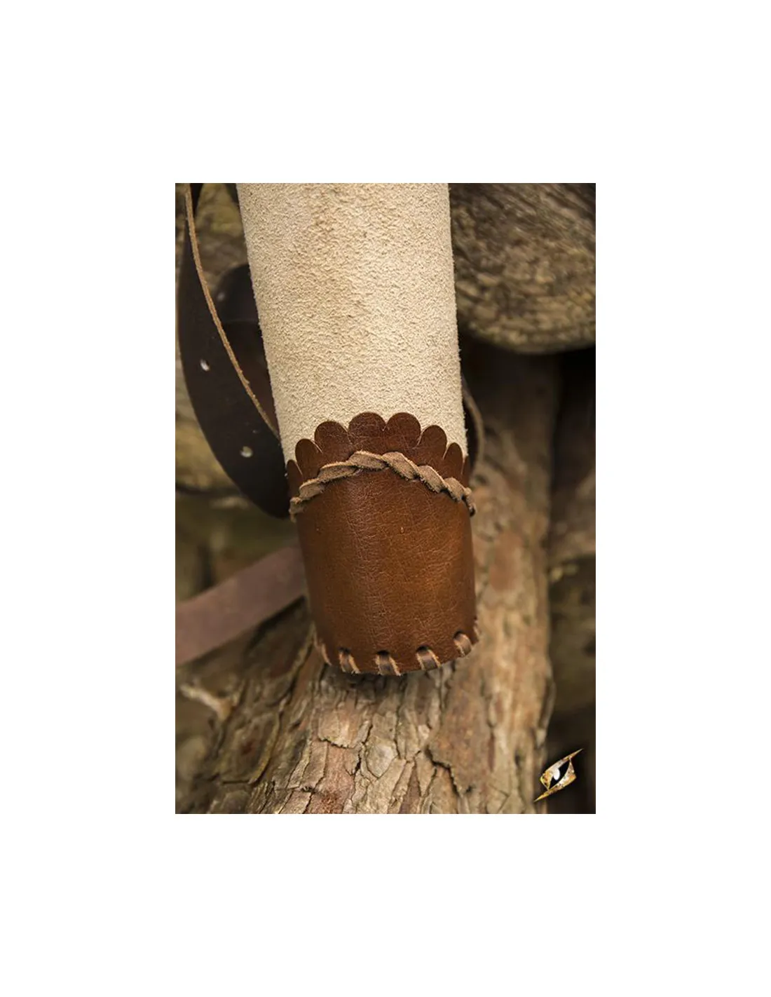 CARCAJ DE ARQUERO PARA LARP, BICOLOR MARRóNBEIGE