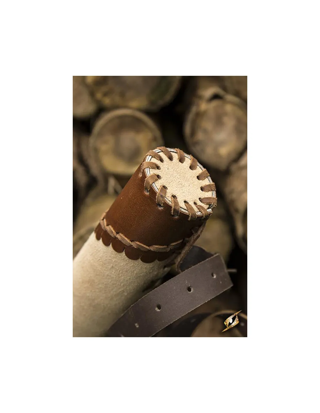 CARCAJ DE ARQUERO PARA LARP, BICOLOR MARRóNBEIGE