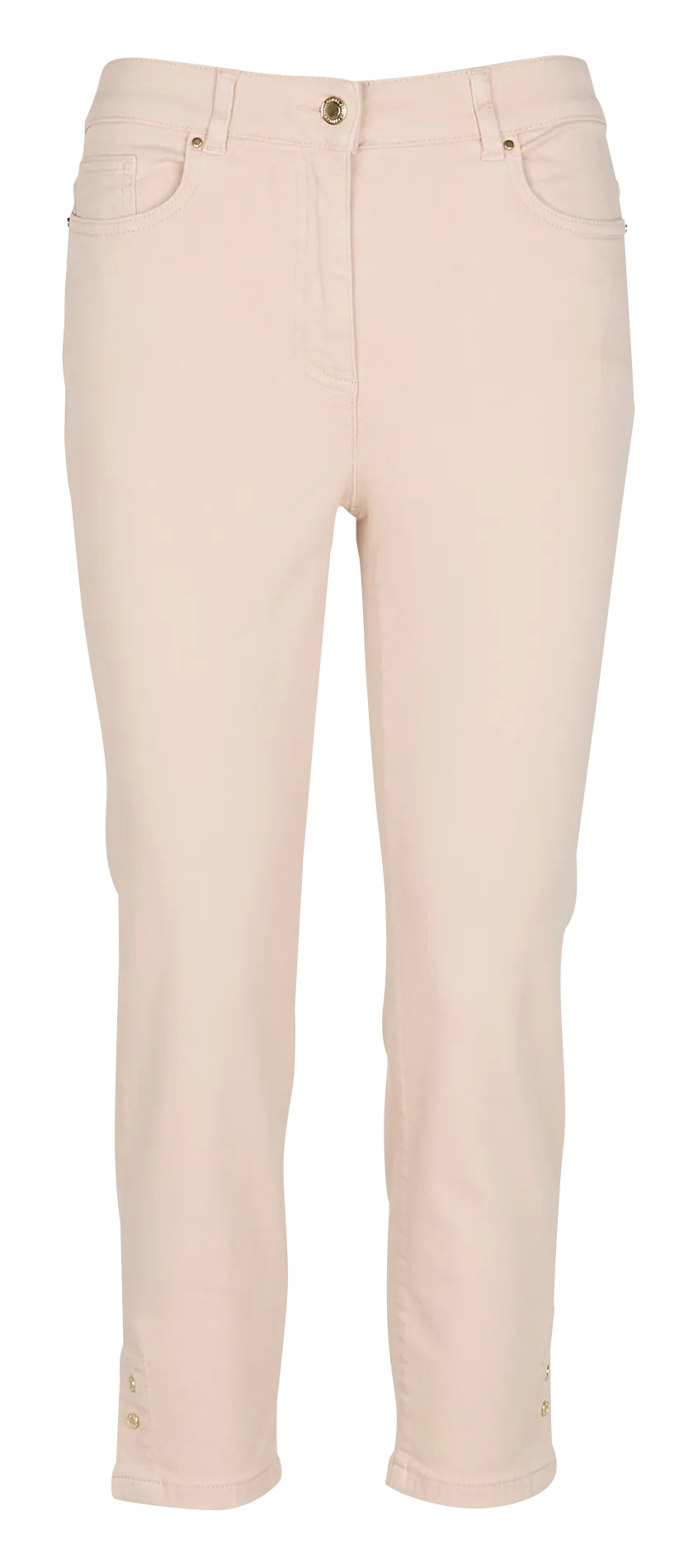 CAROLL PASONI  PANTALóN RECTO TOBILLERO EN BEIGE