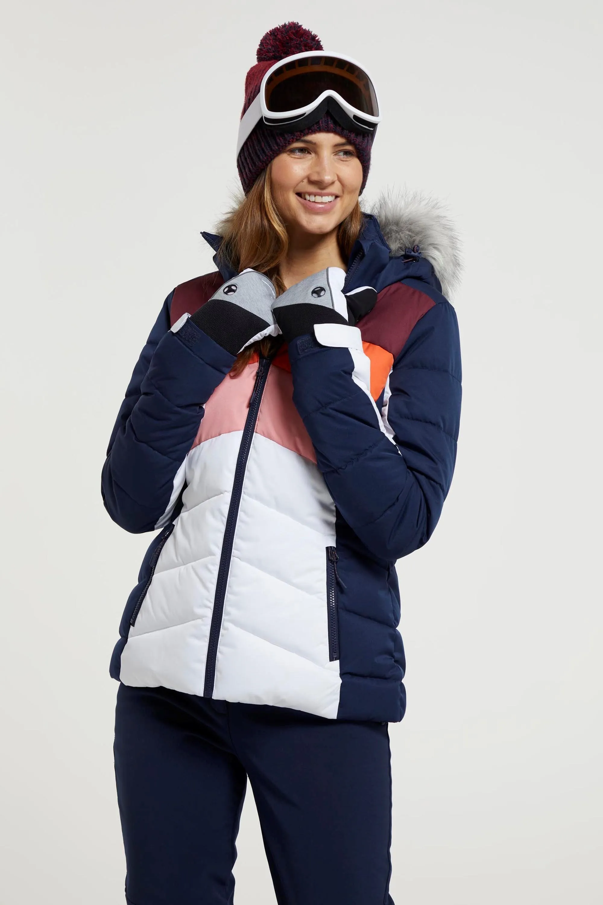 Cascade chaqueta de esquí acolchada para mujer