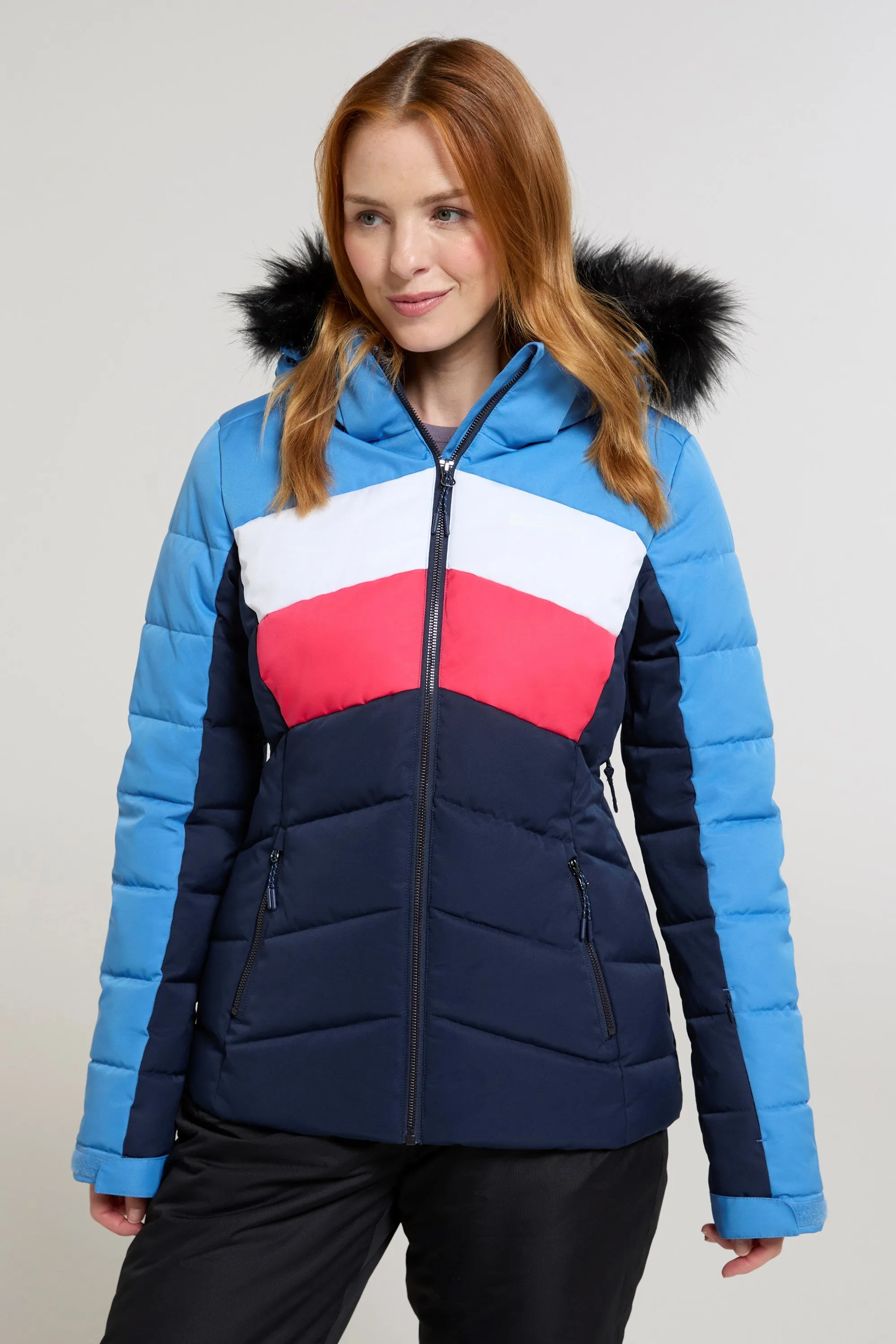 Cascade chaqueta de esquí acolchada para mujer