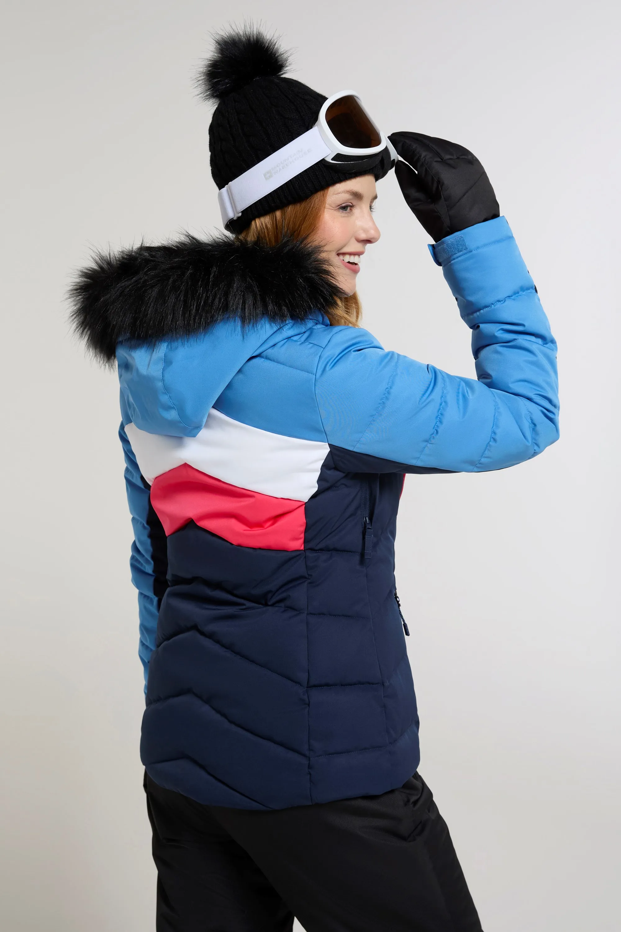 Cascade chaqueta de esquí acolchada para mujer