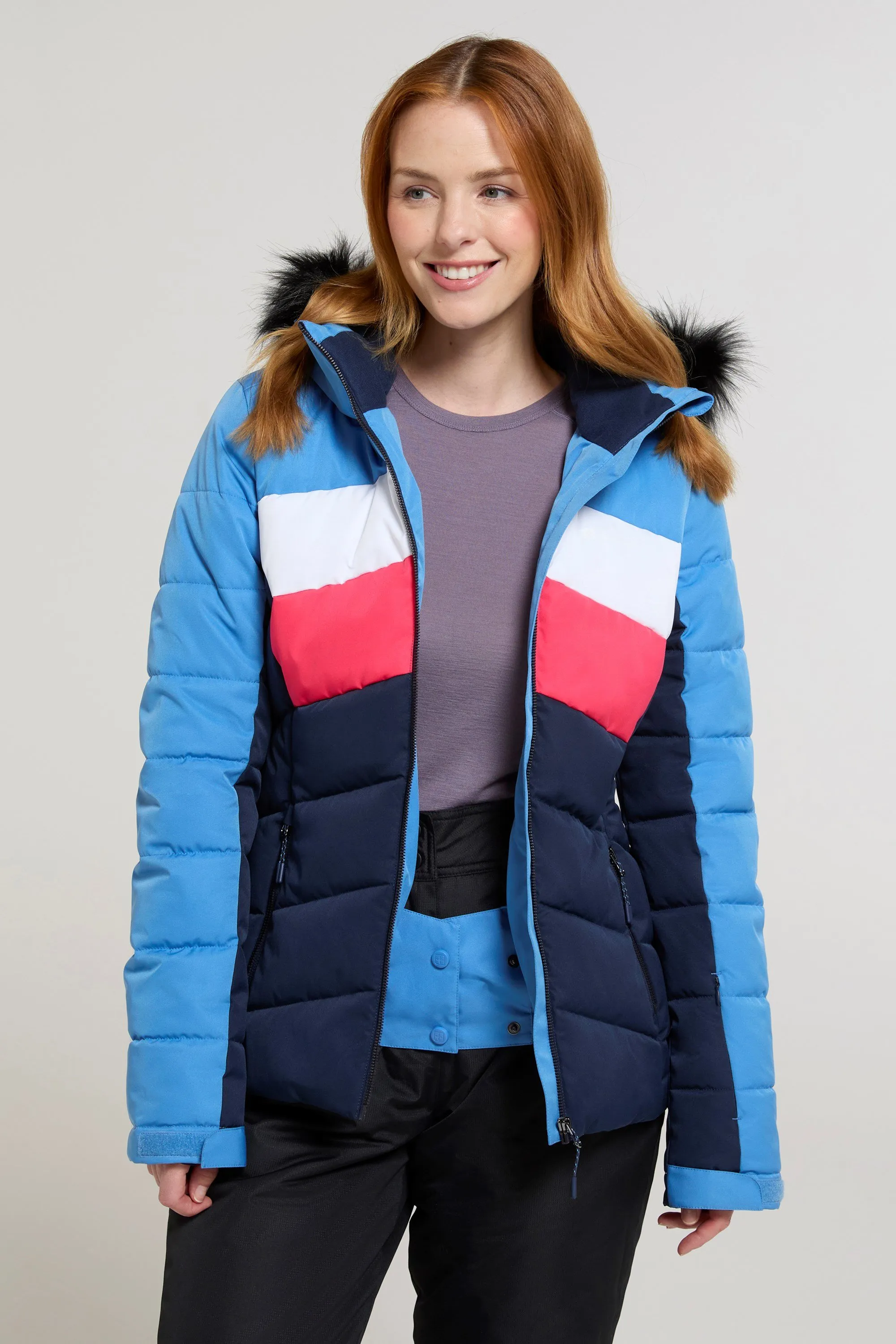 Cascade chaqueta de esquí acolchada para mujer