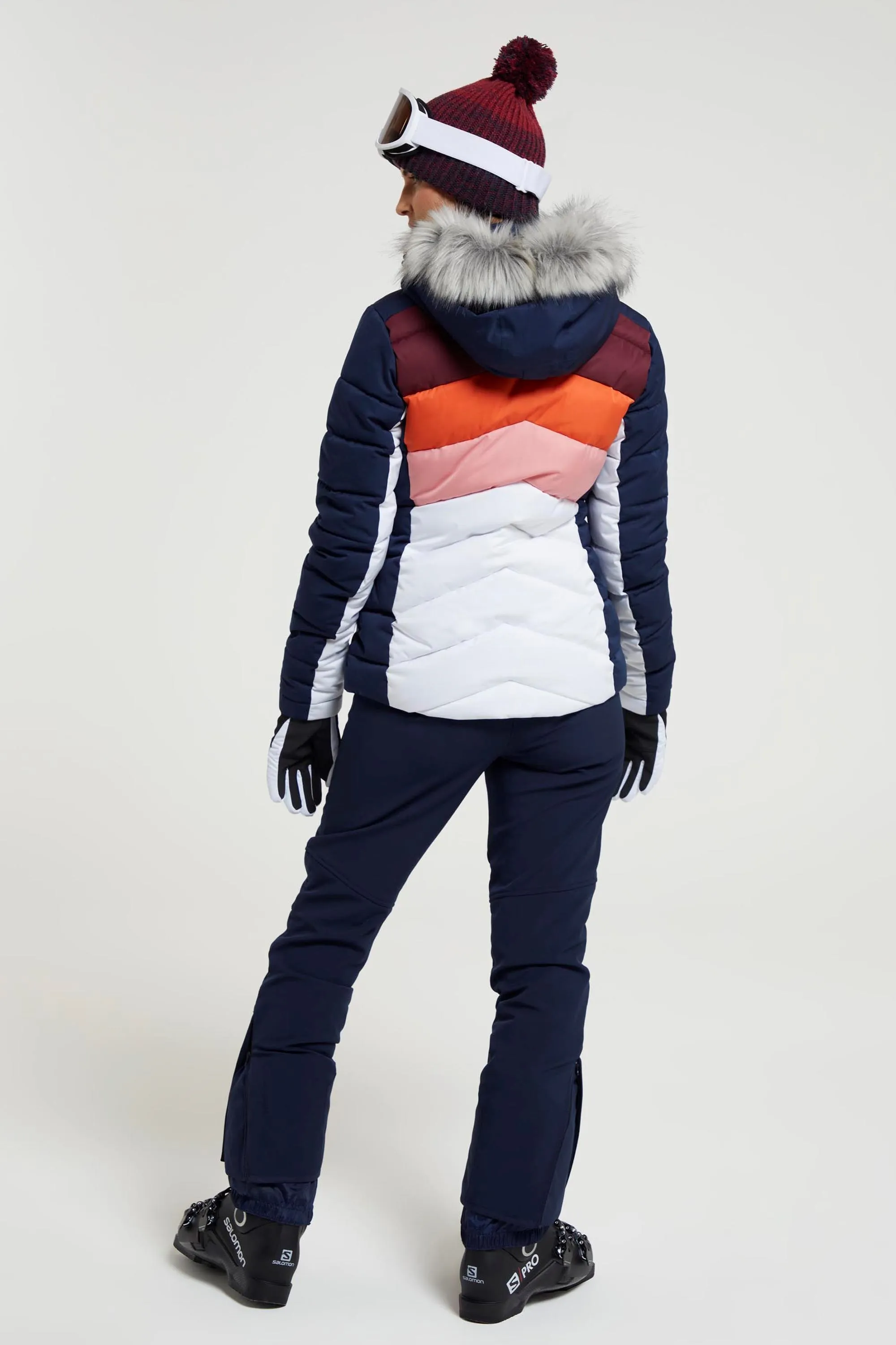 Cascade chaqueta de esquí acolchada para mujer