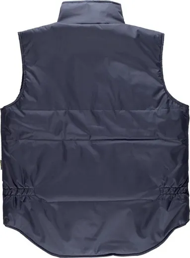 Chaleco tejido oxford, acolchado, multibolsillos Marino