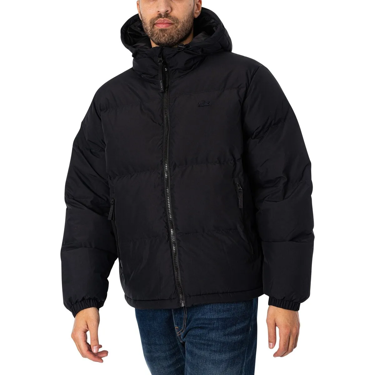 Chaqueta Acolchada Con Logo