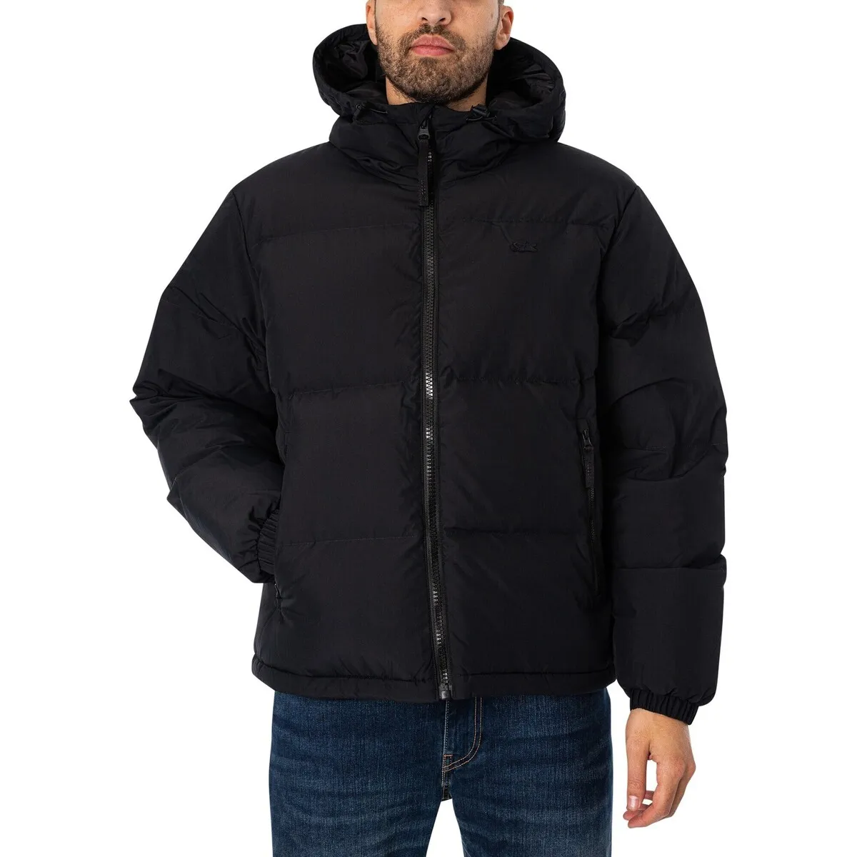 Chaqueta Acolchada Con Logo