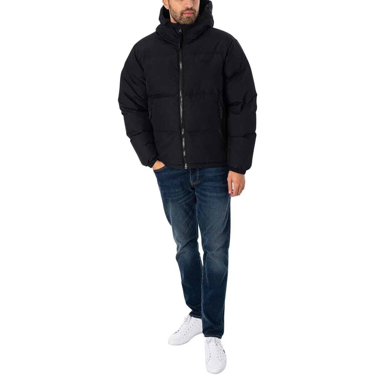 Chaqueta Acolchada Con Logo