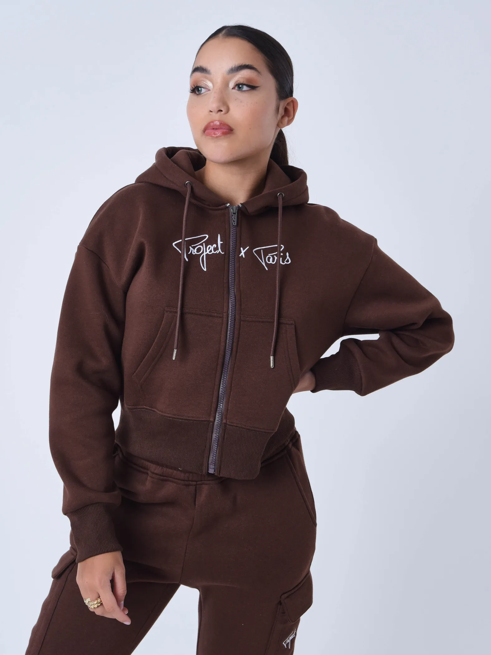Chaqueta con cremallera Essentials Project X Paris para mujer