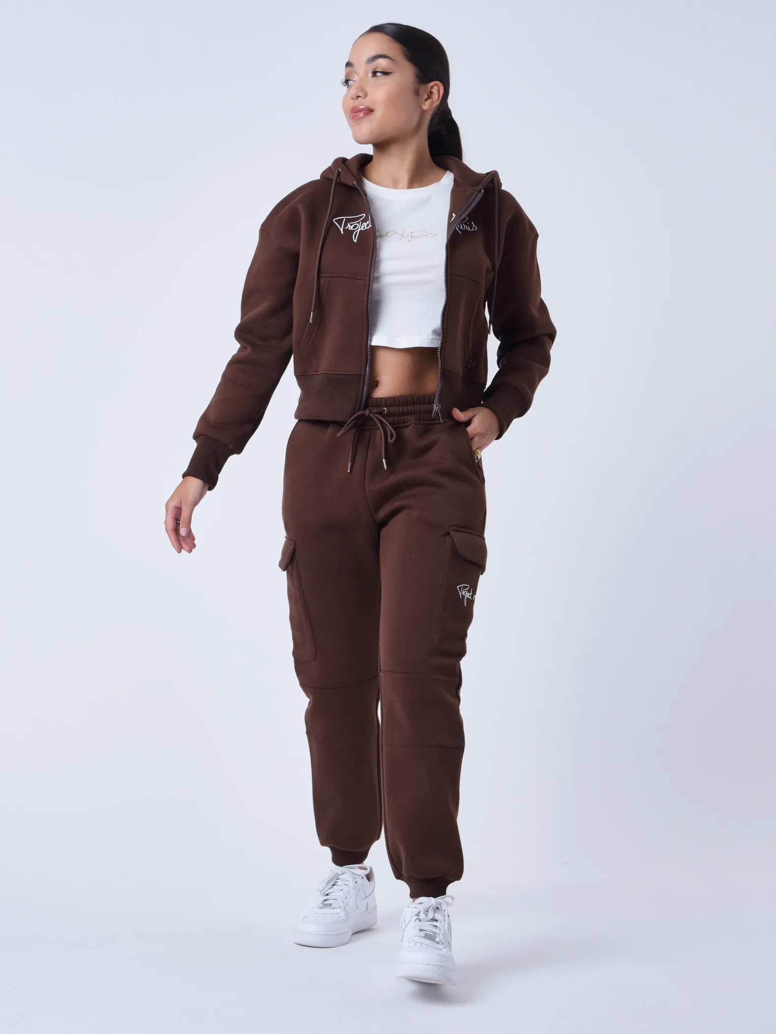 Chaqueta con cremallera Essentials Project X Paris para mujer