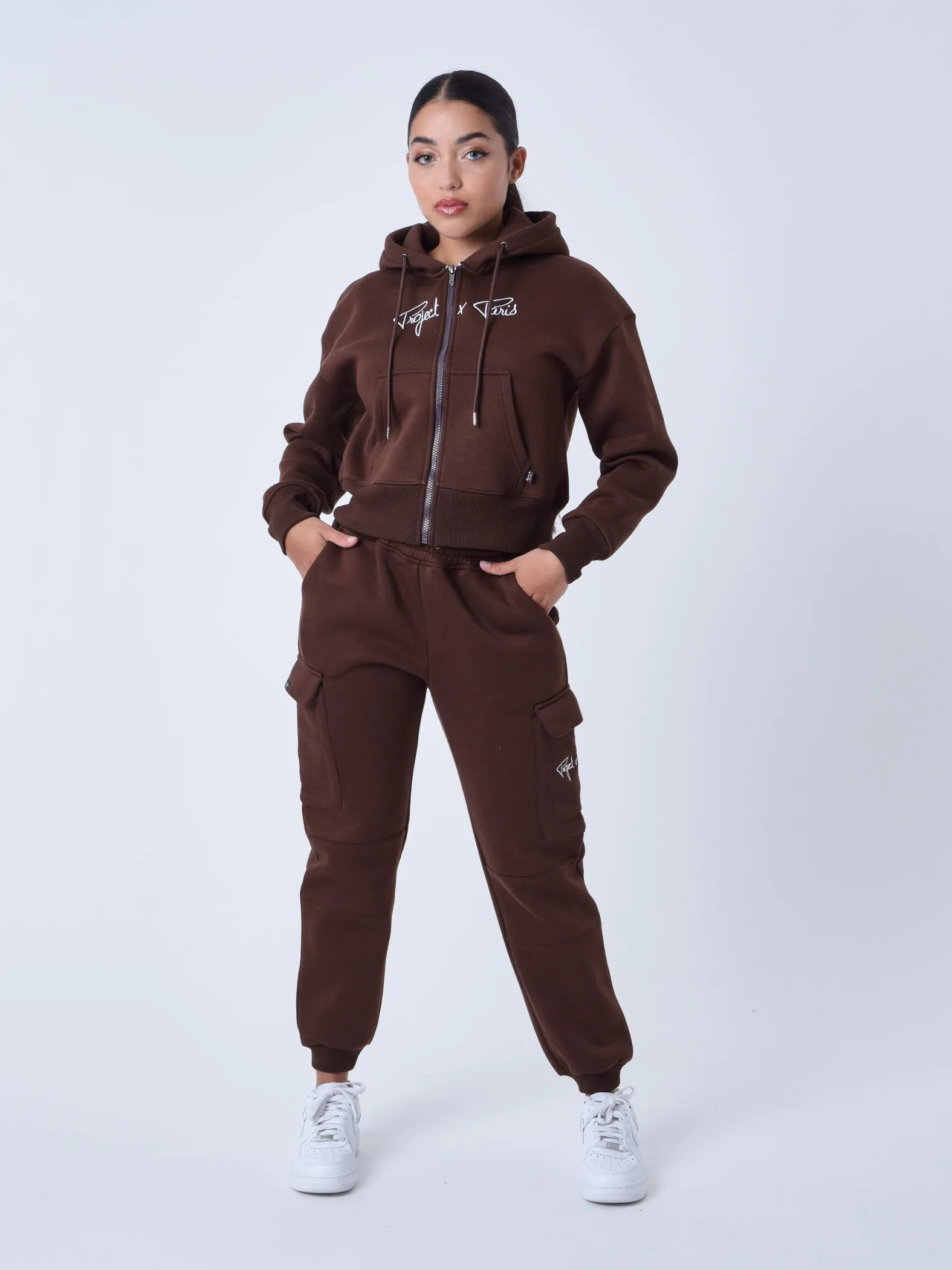 Chaqueta con cremallera Essentials Project X Paris para mujer