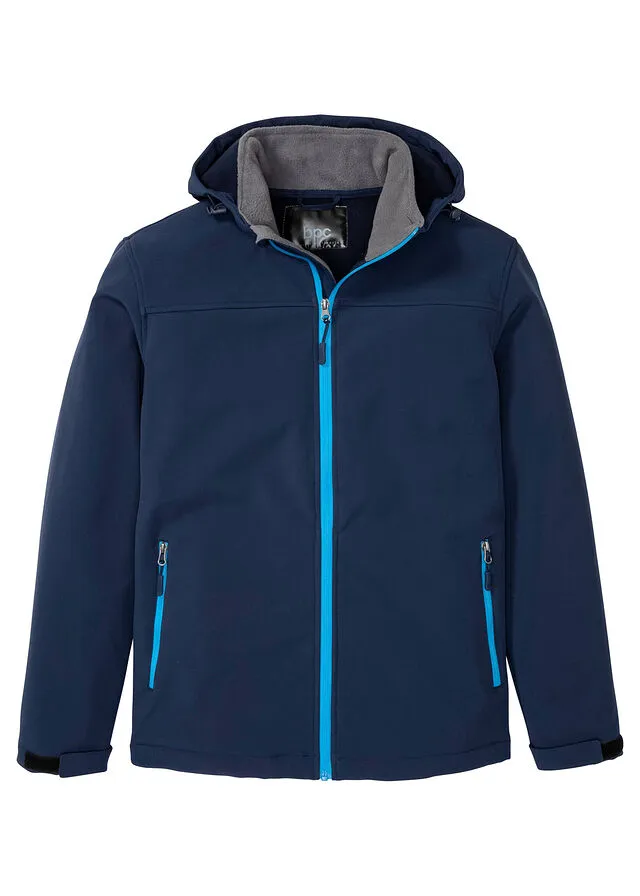 Chaqueta de tejido Softshell Azul marino