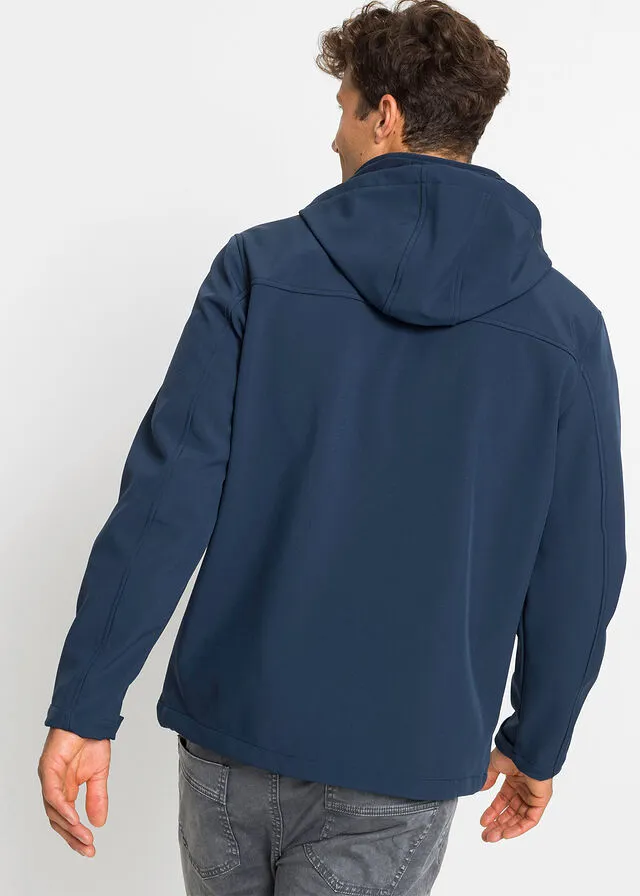 Chaqueta de tejido Softshell Azul marino