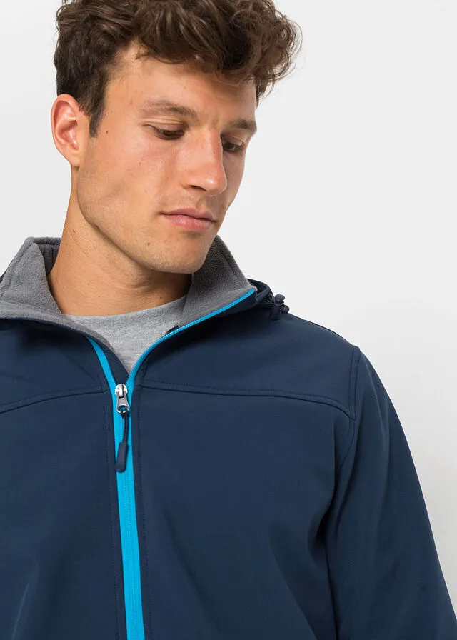 Chaqueta de tejido Softshell Azul marino