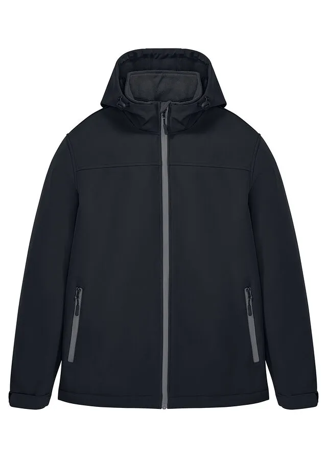 Chaqueta de tejido Softshell Negro