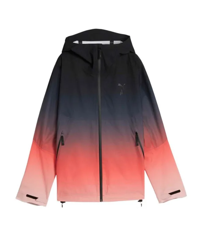 Chaqueta de Trail Puma Seasons Stormcell Mujer Negro Rojo