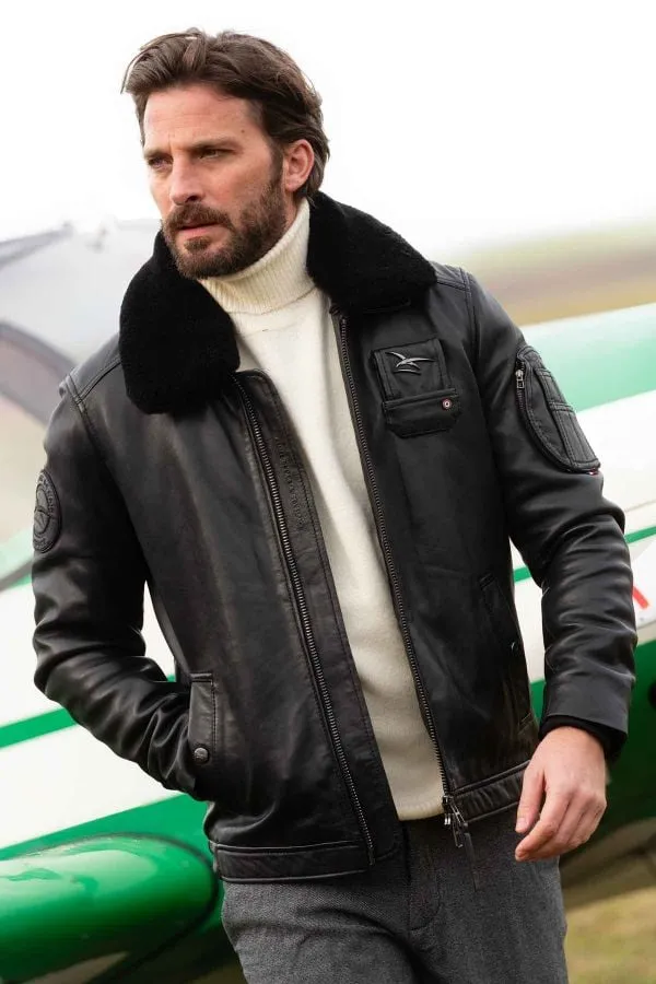 Chaqueta Hombre Armée De L'air Et De L'espace Jet Atlas Black