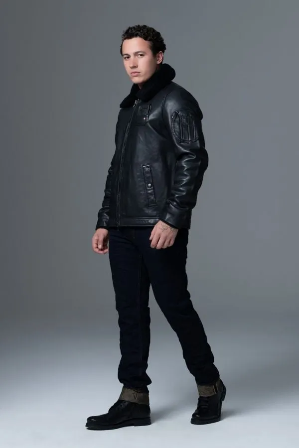 Chaqueta Hombre Armée De L'air Et De L'espace Jet Atlas Black