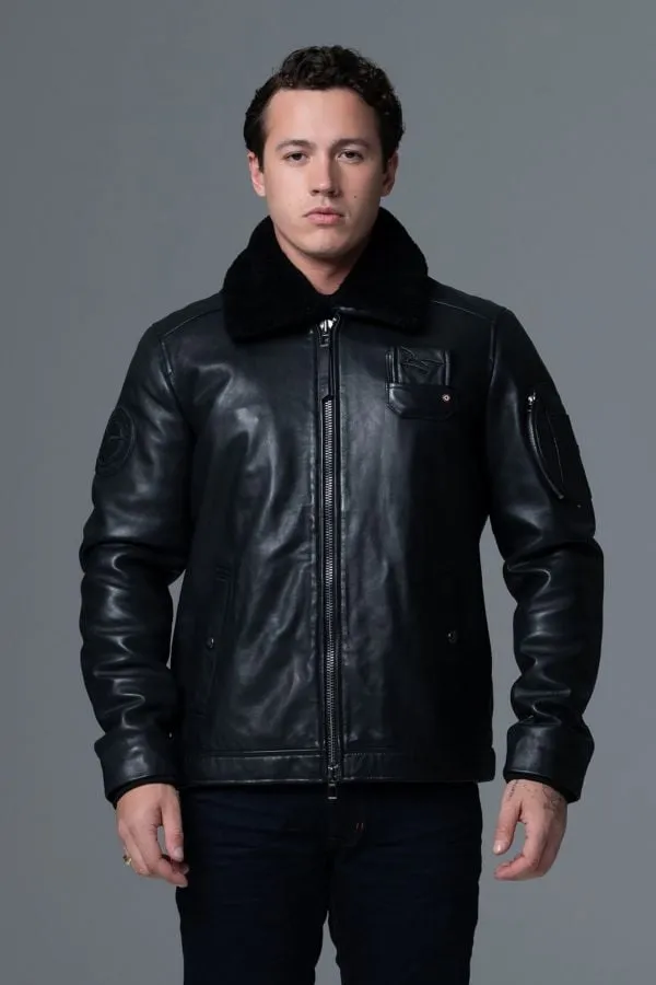 Chaqueta Hombre Armée De L'air Et De L'espace Jet Atlas Black