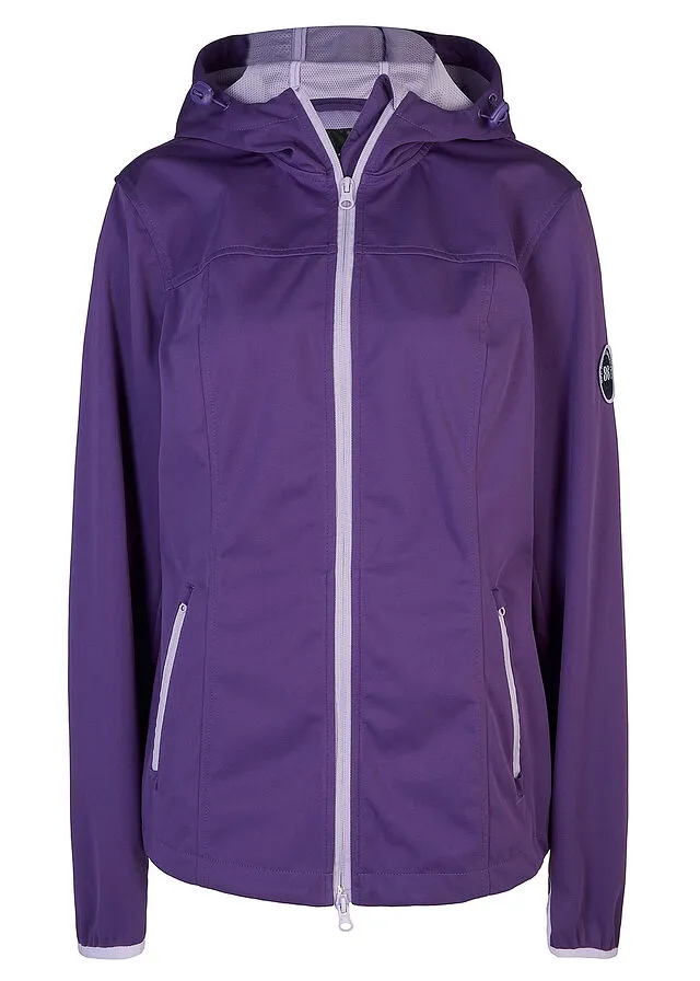 Chaqueta ligera de tejido Softshell Violeta oscuro