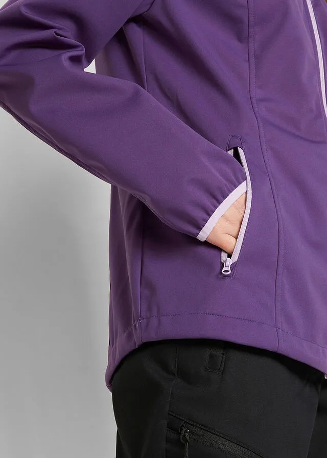 Chaqueta ligera de tejido Softshell Violeta oscuro