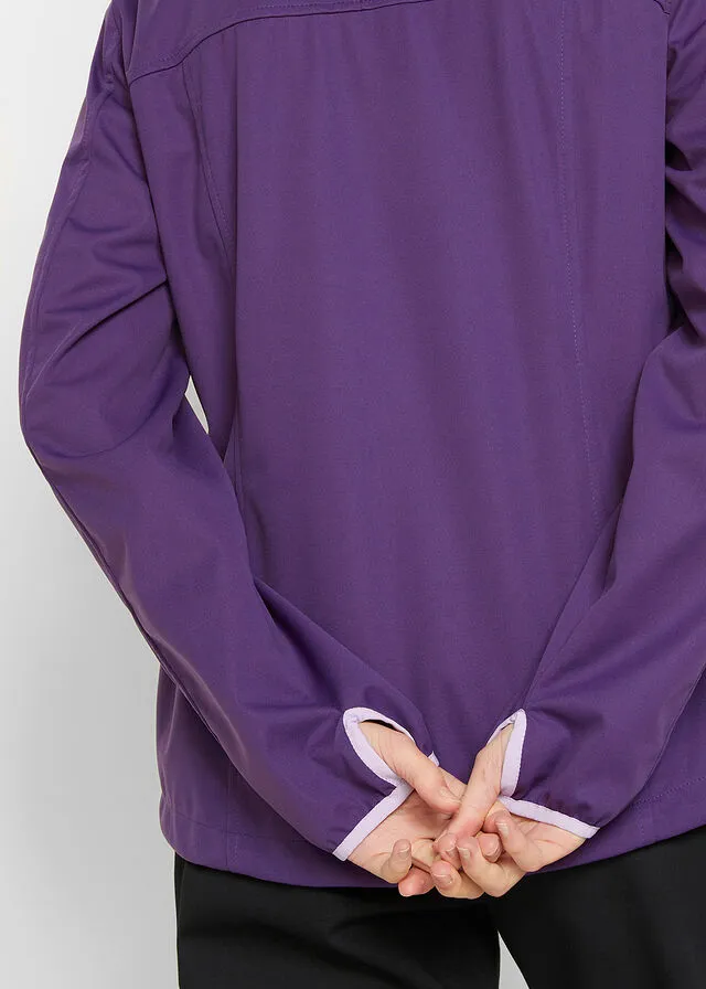 Chaqueta ligera de tejido Softshell Violeta oscuro