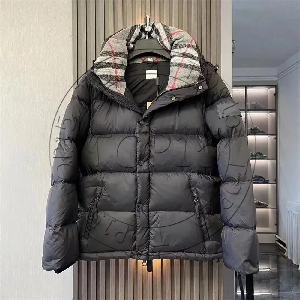Chaqueta parka de invierno para hombres con capucha con capucha cálida de viento gruesa
