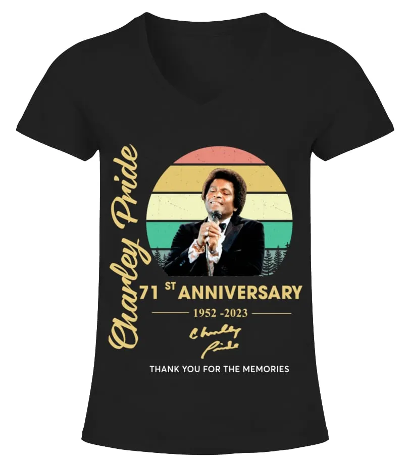 CHARLEY PRIDE 71ST ANNIVERSARY Camiseta cuello pico Mujer