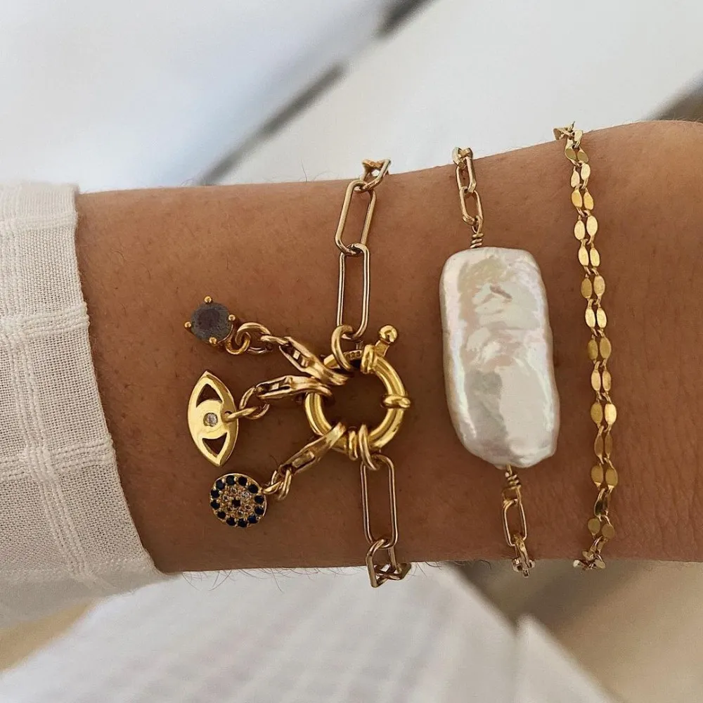 Charm Ojo Turco Oro